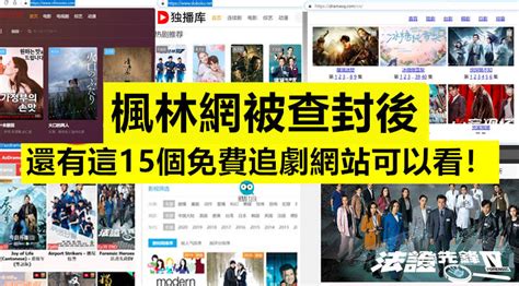 楓林網被查封後！還有這15個免費追劇網站可以看！ .